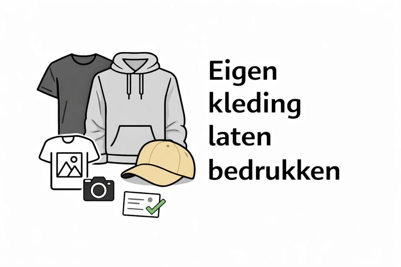 Eigen kleding laten bedrukken